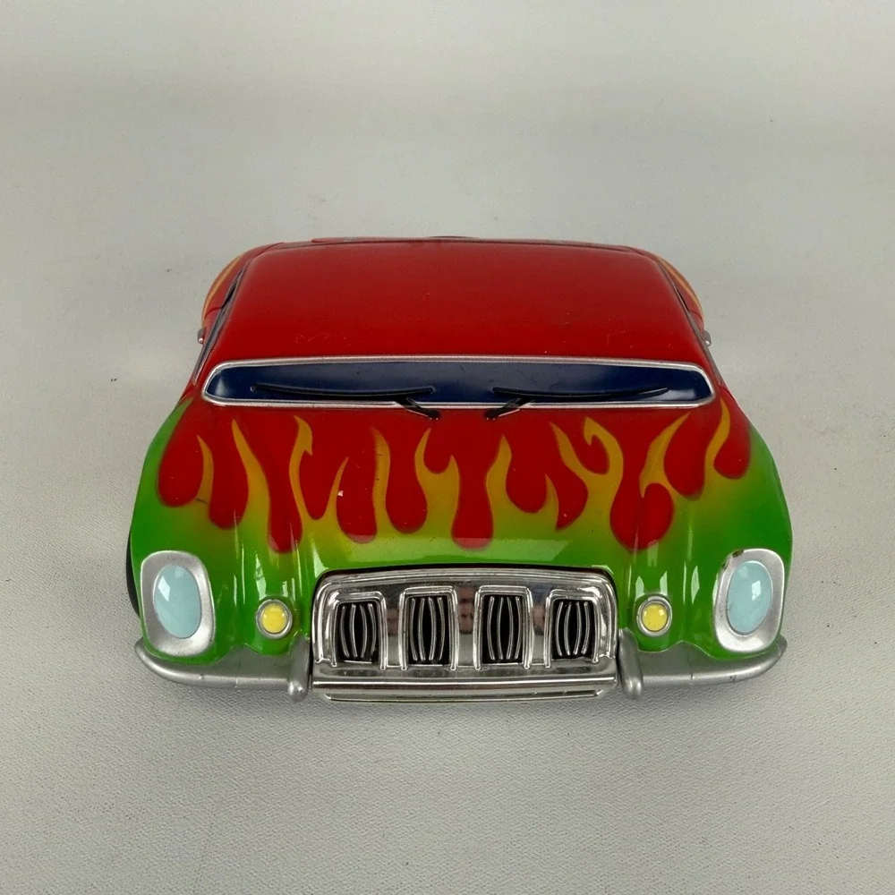 2003  Phat Boyz Storage Car‎ W Green-Yellow Flames. Yellow trunk car